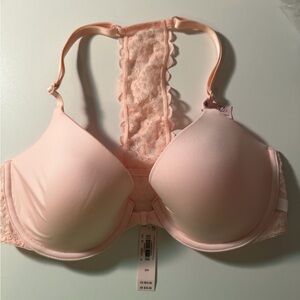 Victoria's Secret Sexy Tee Daisy Eyelet Demi Bra in Purest Pink